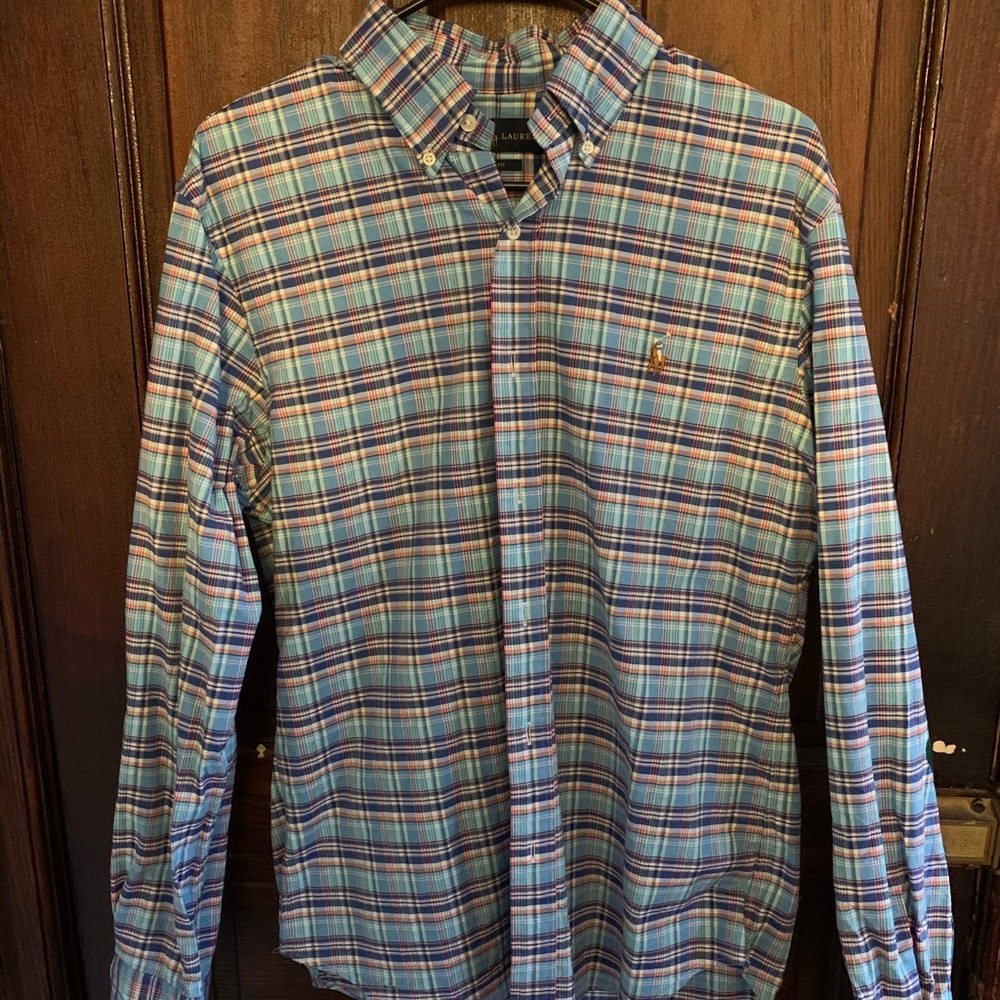 Polo long sleeve button up